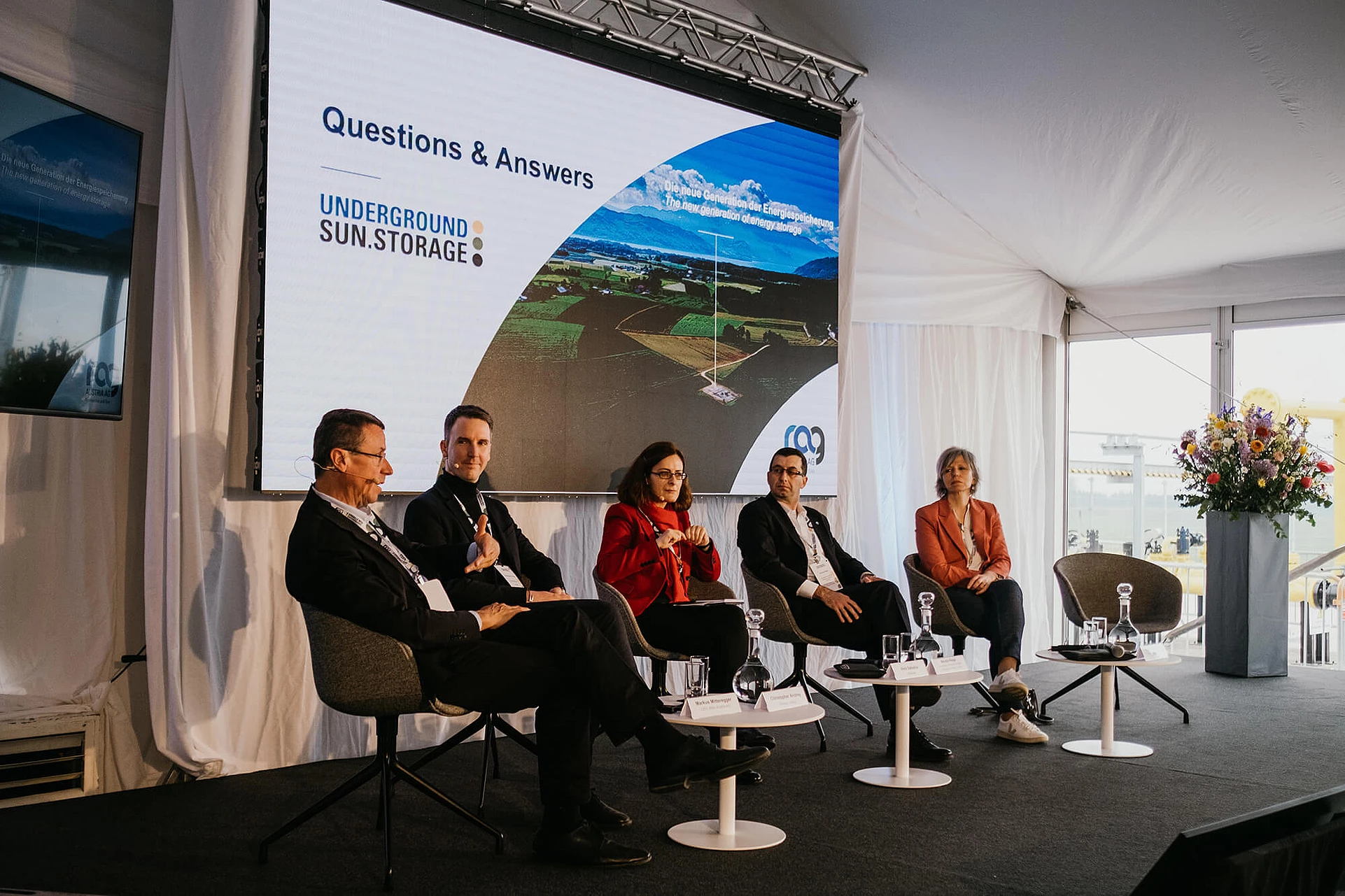 Q&A at RAG international event
